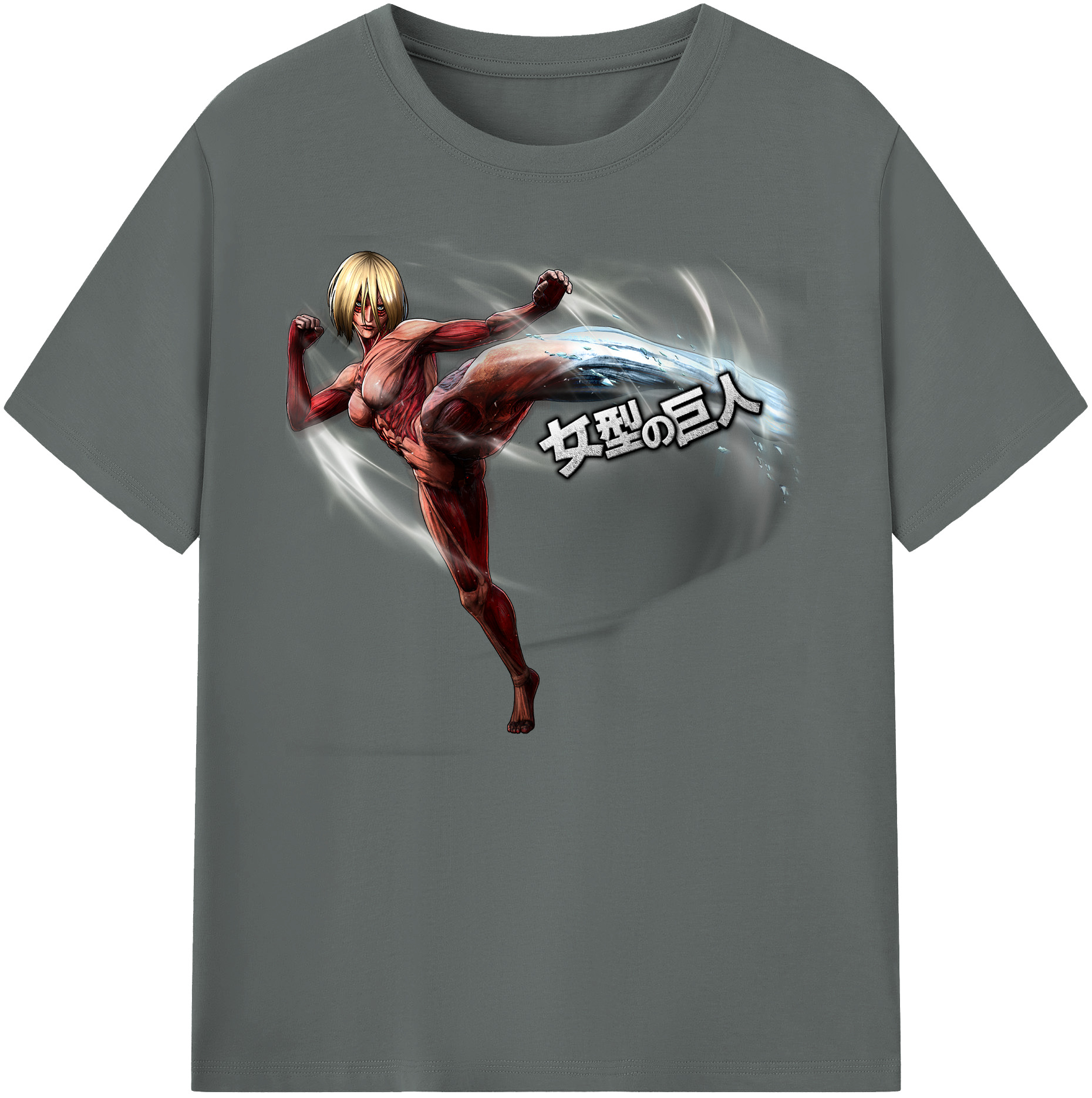 （画像用） 進撃の巨人 Attack on Titan 綿100％ メンズ半袖Tシャツ｜肌触りやわらか＆通気性